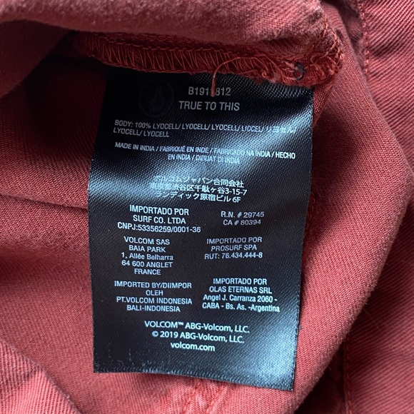 Volcom Sunday Strut Drawstring Shorts - Picture 8 of 8